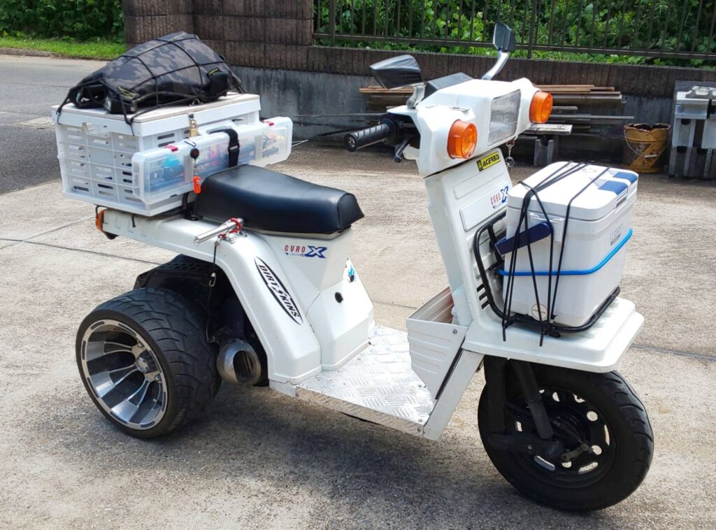 バイクで釣り!持ち物積載方法紹介!